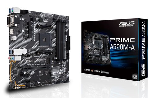 Материнская плата Asus PRIME A520M-A II/CSM Soc-AM4 AMD A520 
