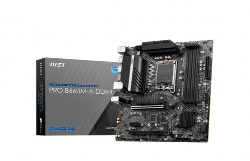Материнская плата S1700 mATX MSI PRO B660M-A DDR4