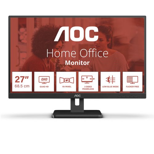 LCD Монитор 27" AOC Q27E3UAM черный