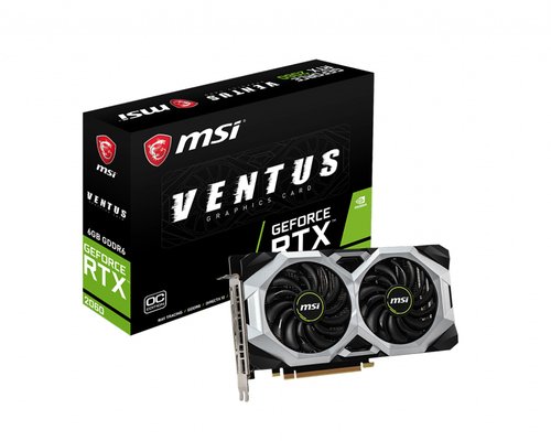 Видеокарта MSI RTX  2060 MSI VENTUS 6G OC (Re)