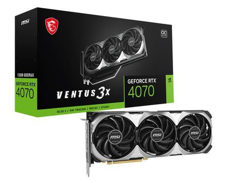 Видеокарта MSI GeForce RTX 4070 Ventus 3X E OC 12GB