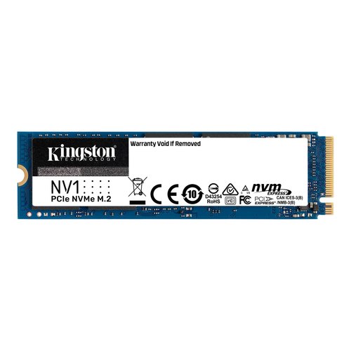 Накопитель SSD M.2" SATAIII 500Gb Kingston NV1 (NVMe,PCIe3.0x4,R/W2100/1700MB/s,TBW150,DWPD0.27) (3г