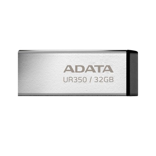 USB-флеш-накопитель 32GB A-DATA UR350, USB 3.2, металл/черный