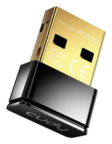 Сетевой адаптер Wi-Fi Cudy WU650 USB2.0 AC650 (2,4/5 ГГц, до 633 Мбит/с, сверхкомпактный корпус, USB