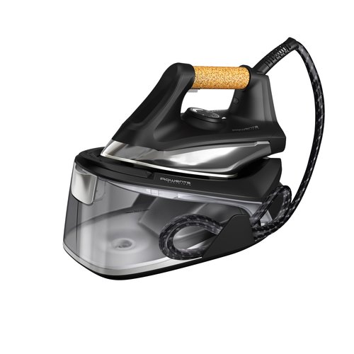 Парогенератор Rowenta VR7361F0 черный (2400Вт,подача пара-110г/мин,паровой удар-280г/мин,шнур-1.98м)