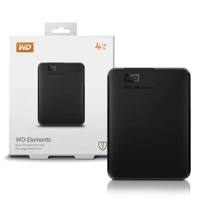 Накопитель HDD USB 5Tb WD Elements Portable (USB 3.0,внешний 2,5") Black